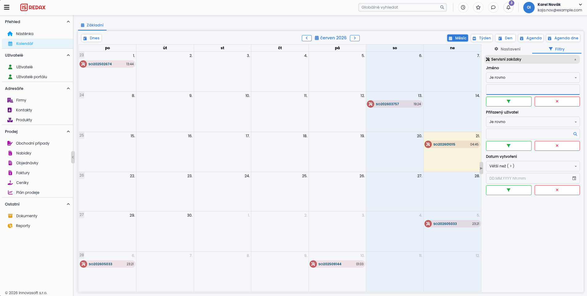 Redax Dashboard